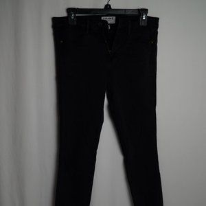 Frame Womens Black Jean/ Denim Pants Le High Skinny